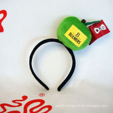 Plush Apple Mascot Party Hairpin